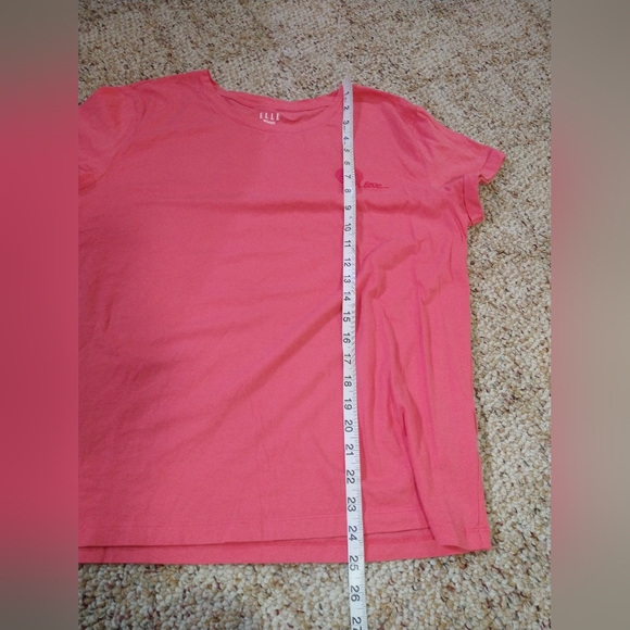Size L pink Elle short sleeve casual top - Picture 8 of 11
